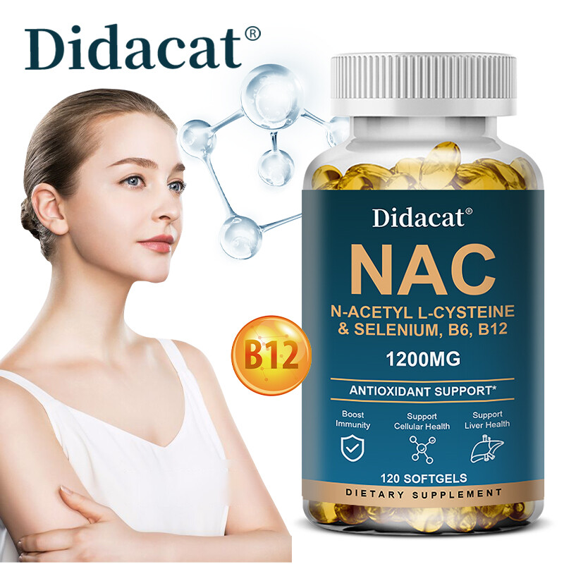 N-Acetyl L-Cysteine (NAC) 1200mg | 30 to 120 Capsules Max Strength Veg Caps