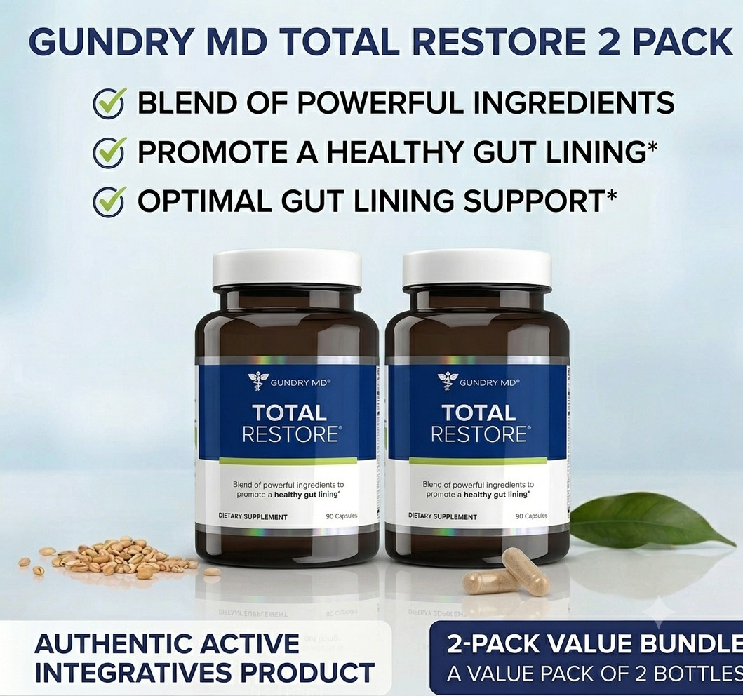 Gundry MD Total Restore® – 2-Pack Value Bundle (180 Capsules Total)