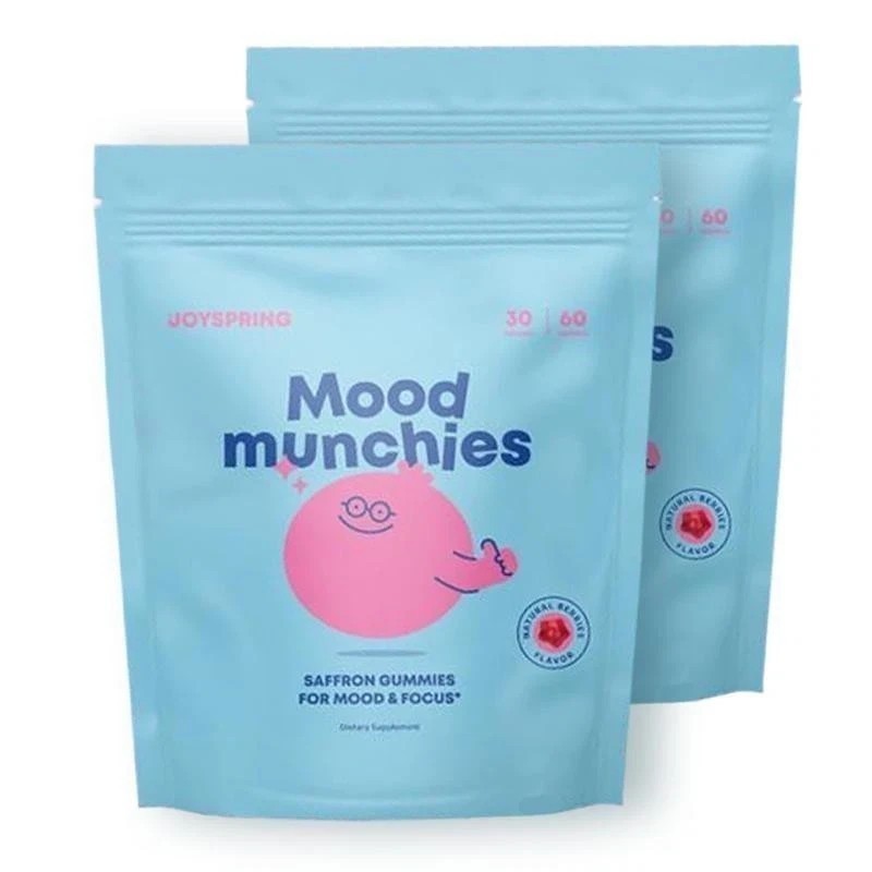 NEW JoySpring Mood Munchies – Saffron Gummies for Mood & Focus