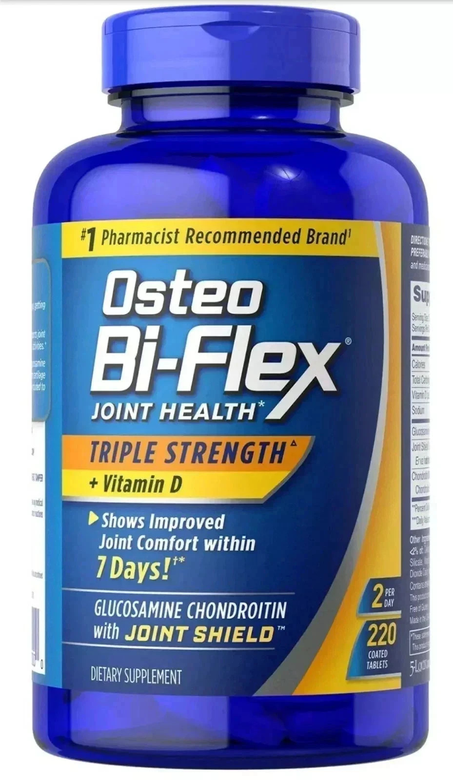 2 PACK Osteo Bi-Flex Joint Health, Triple Strength + Turmeric (220 Ct.) X 2= 440