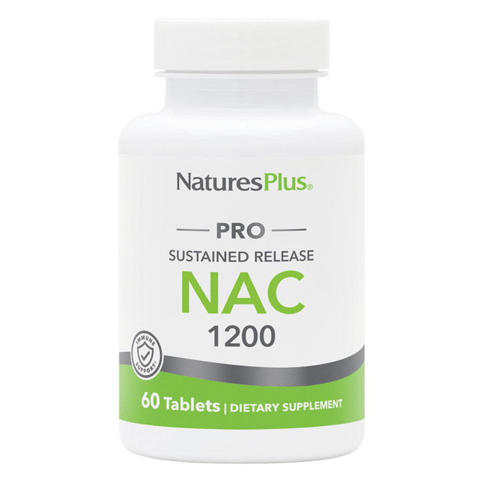 Nature’s Plus PRO NAC 1200 (600 mg each) Tablet 60 Tabs