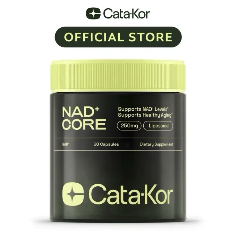 NAD+ Supplement 250mg Per Serving, 60 Capsules 30-Day Supply, Cata-Kor Advanced