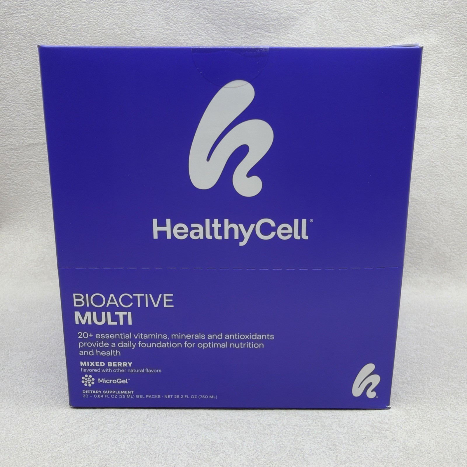 HealthyCell Bioactive Multi Mixed Berry 30 Gel Packs MicroGel Dietary Supplement
