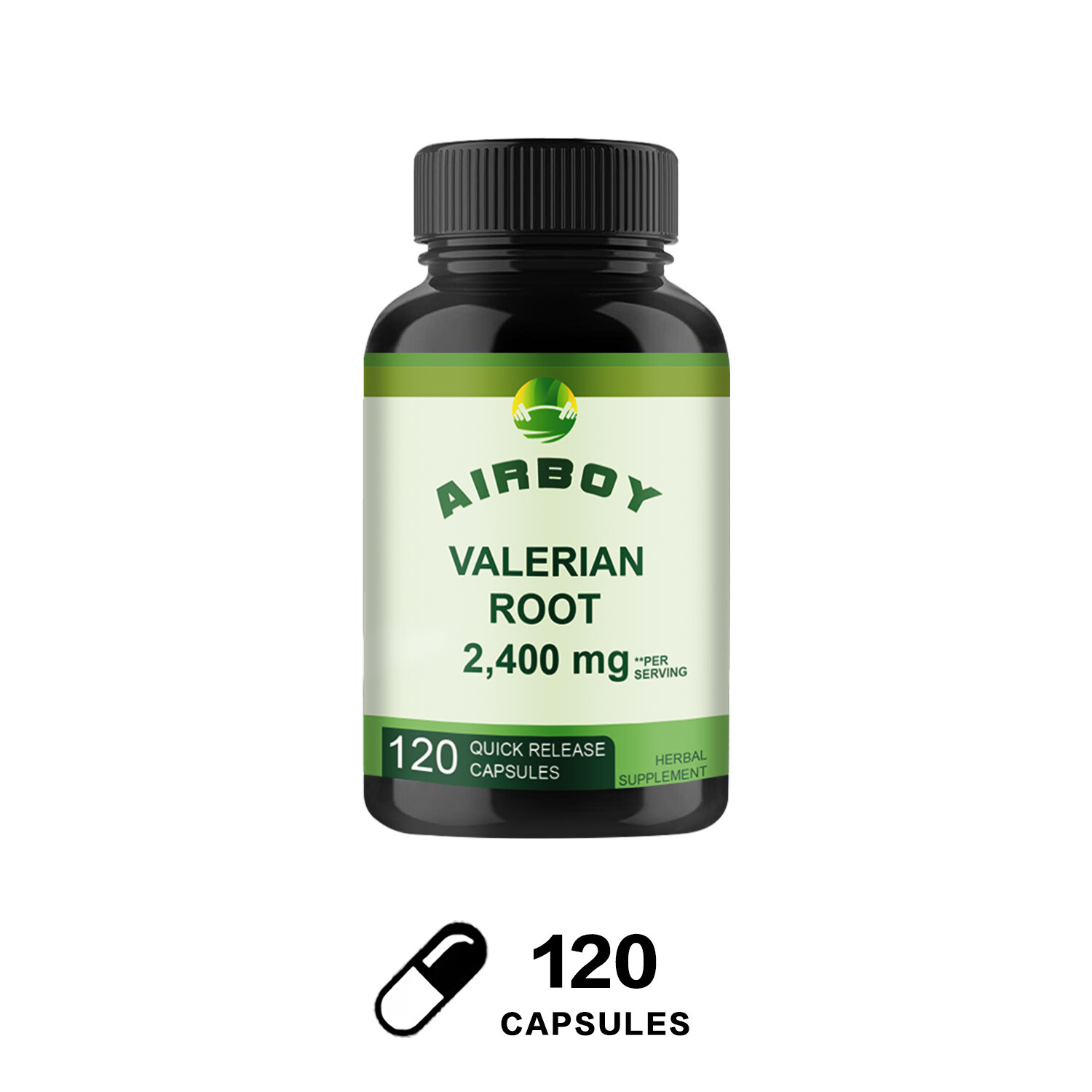 120pcs Valerian Root 2400mg-Natural Relax Sleep, Promotes Healthy Sleep Patterns