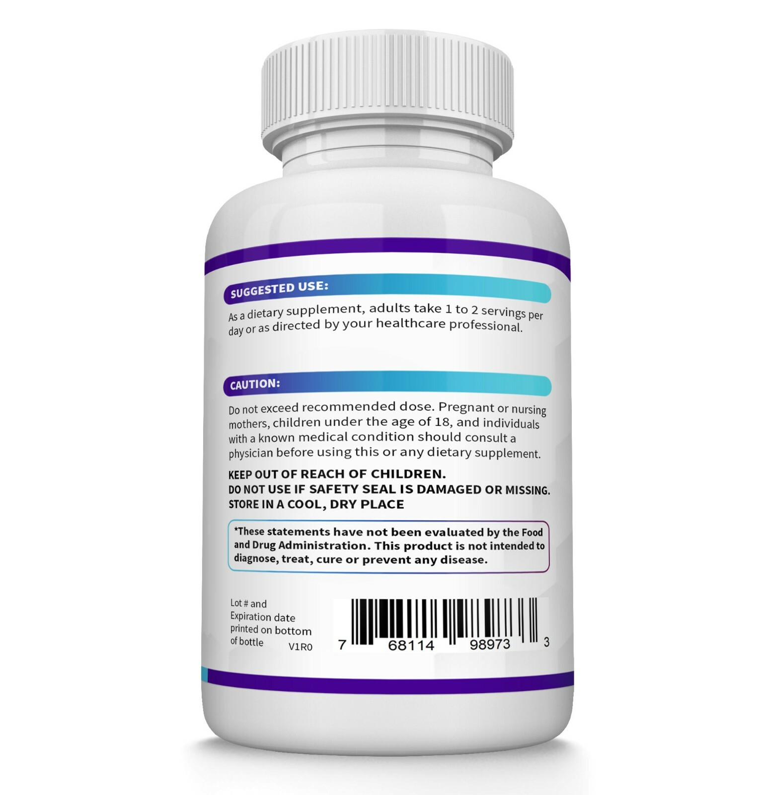 Premium Collagen Peptides 1500 MG Hydrolyzed Anti-Aging (Types I,II,III,V,X)