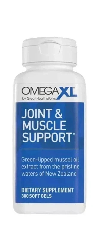 Omega XL 300 Capsules Green Lipped Mussel Joint & Muscle Relief Supplement, FAST