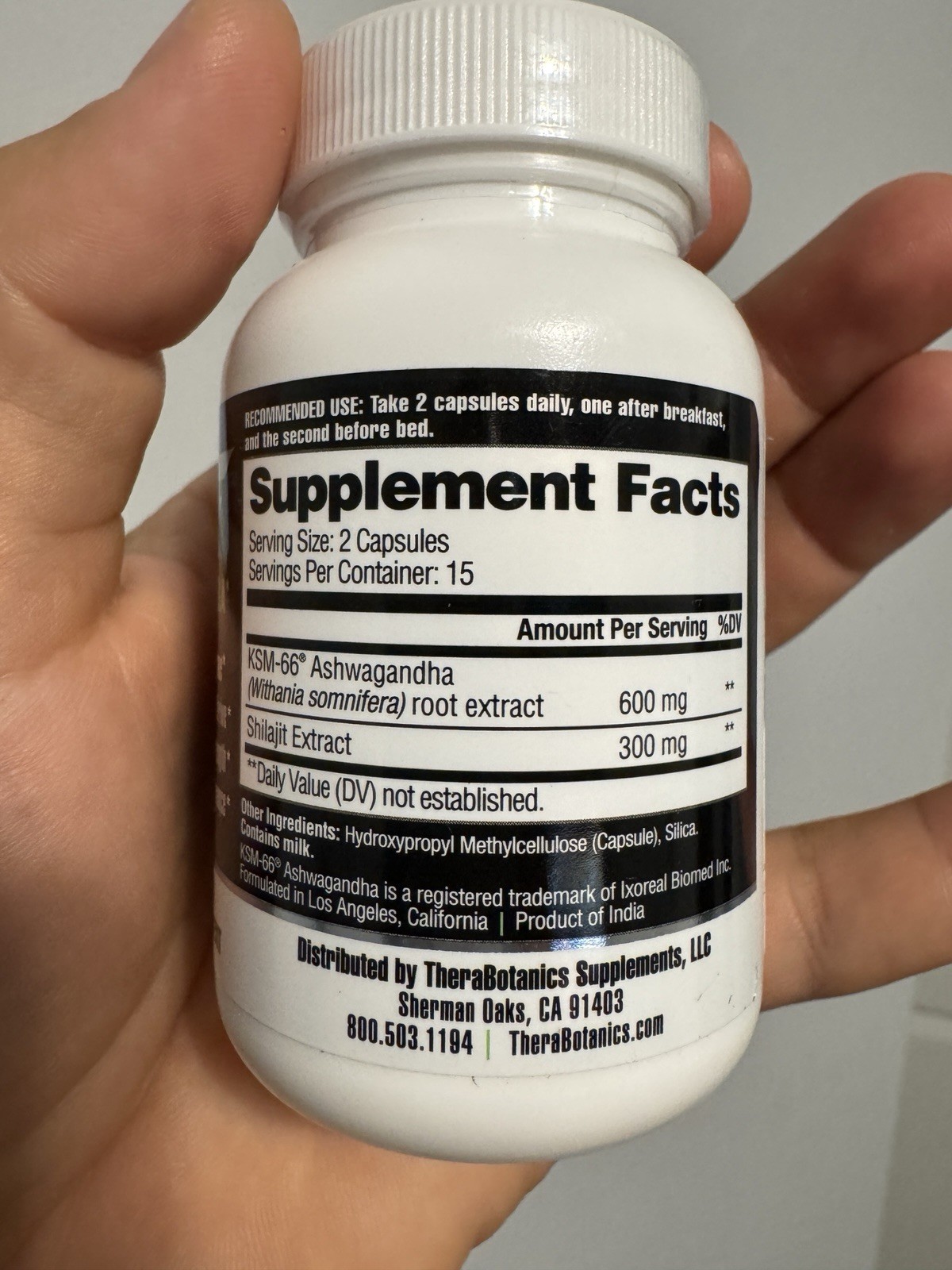 Thera Botanics Ultmax Supplement unisex – 30 Capsules – 1 Month Supply