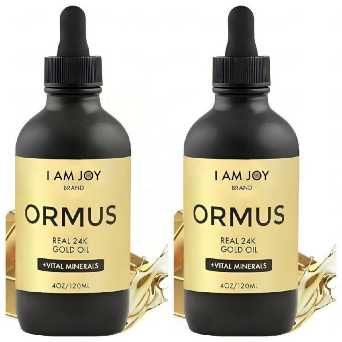 2 BOTTLES-NEW I Am Joy Ormus Gold Oil, DNA Repair & Pineal Gland Decalcification