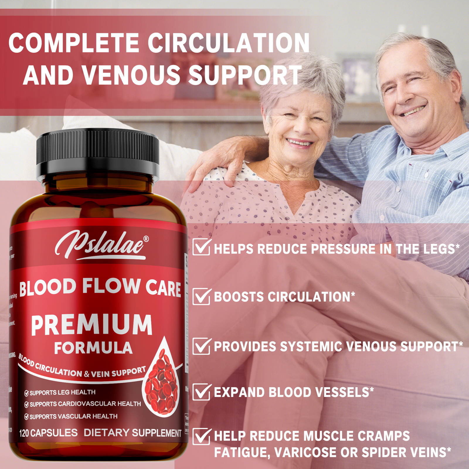 Blood Flow Care – Clean Veins and Arteries, Heart Health & Immune Support