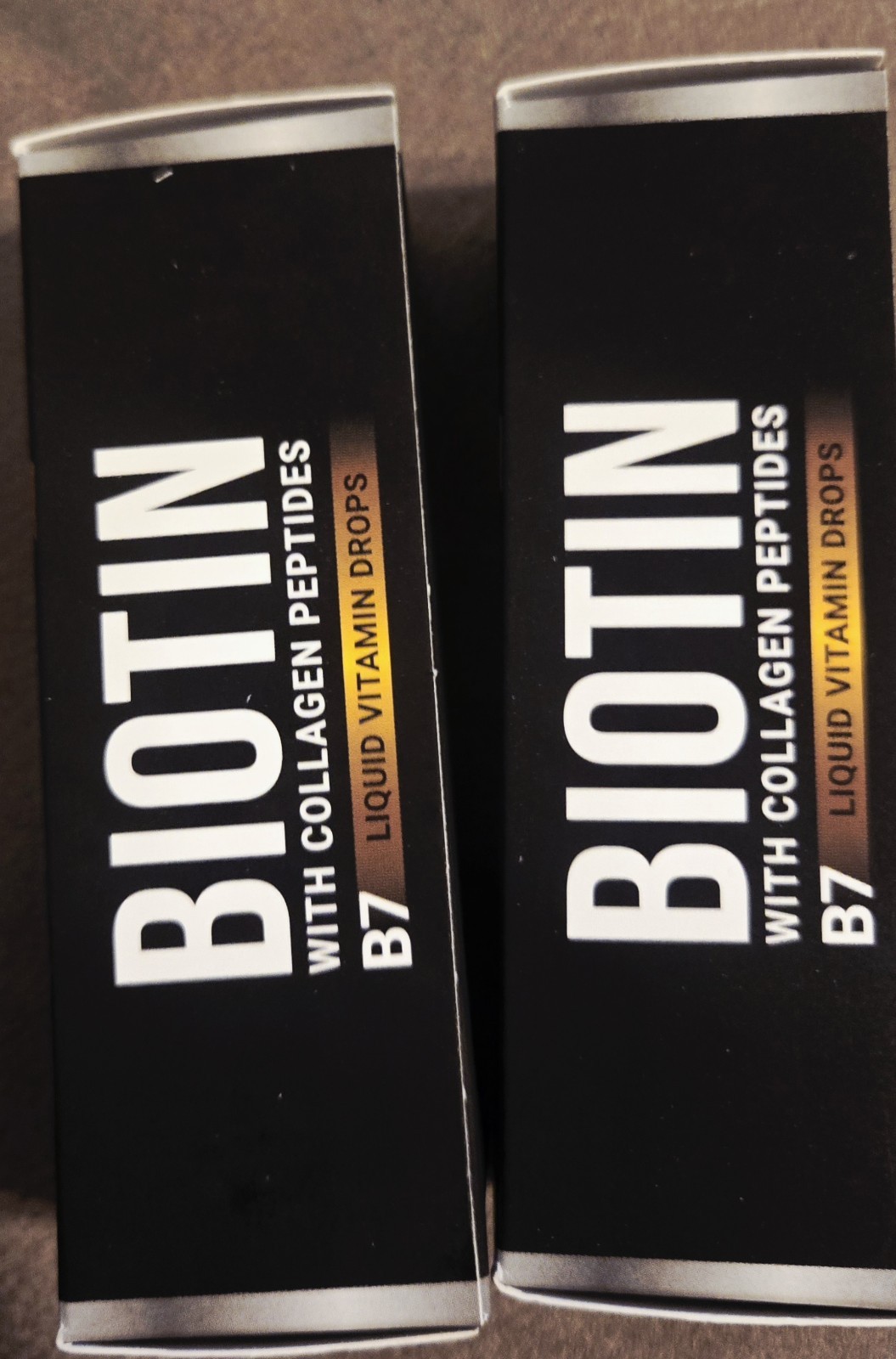2x Liquid Biotin & Collagen Hair Growth Drops 50,000mcg BRAND NEW! BB-04/2028