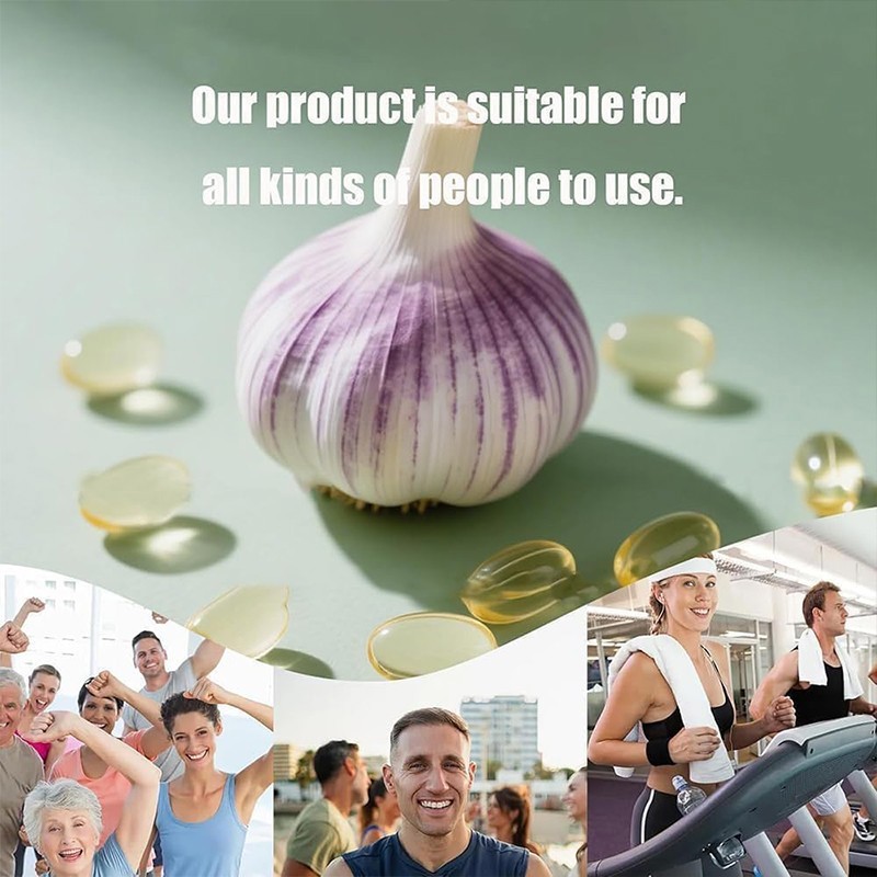 Elare Aged Garlic Extract, 300 Softgels, 7500mg Odorless | Heart & Immune Pack 1