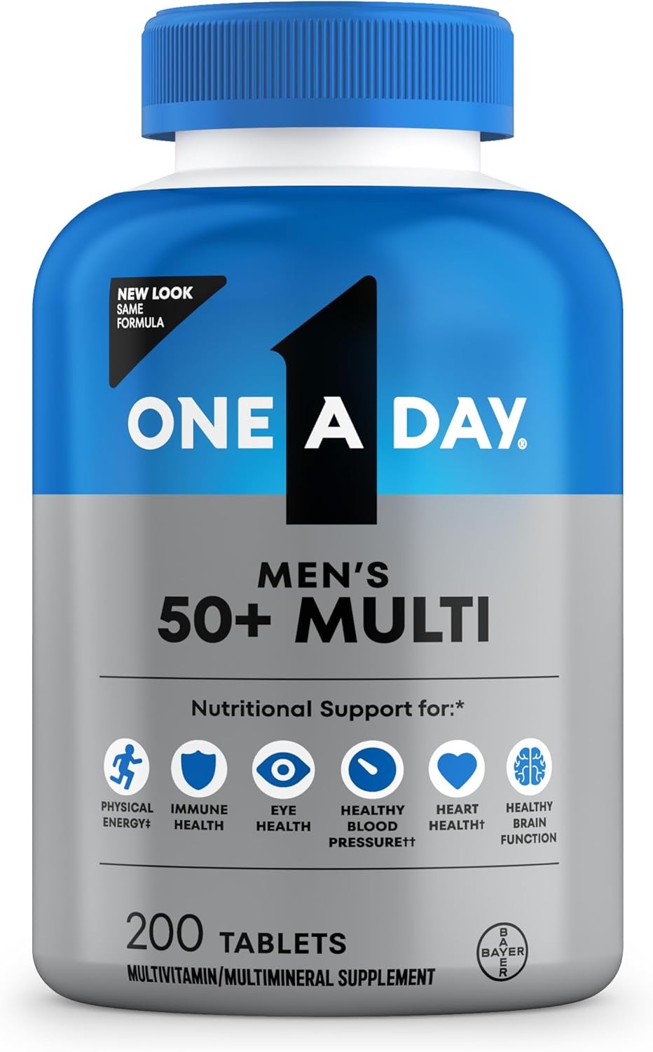 Men’s 50+ Healthy Advantage Multivitamin, Multivitamin for Men Vitamins A, C, E,