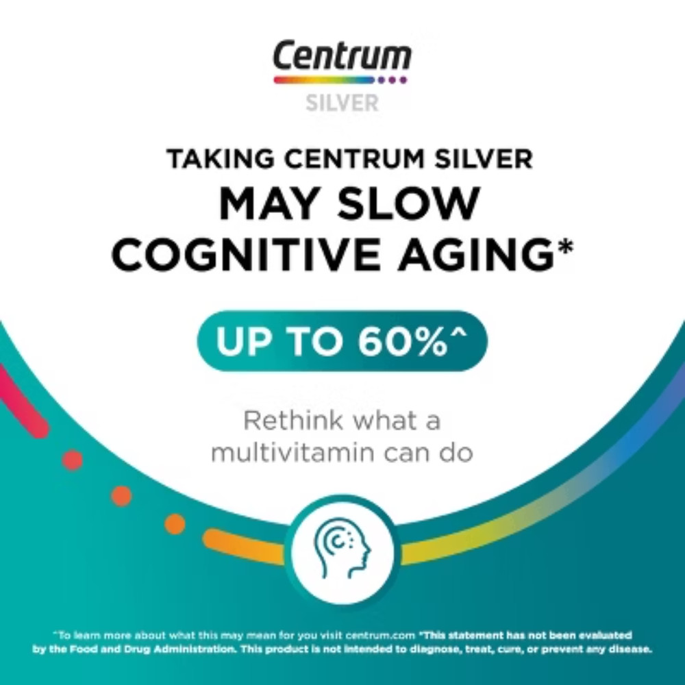 Centrum Silver Men 50+ Multivitamin Dietary Supplement Tablets
