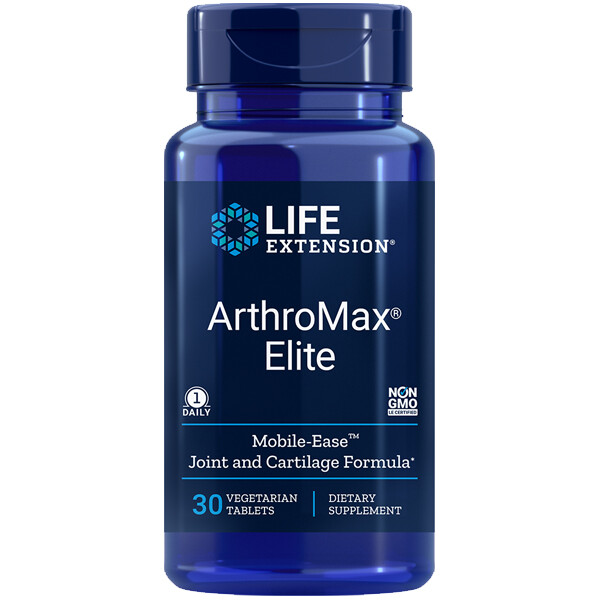 ArthroMax Elite – 30 Tabs – Life Extension S. baicalensis/cutch tree One Daily