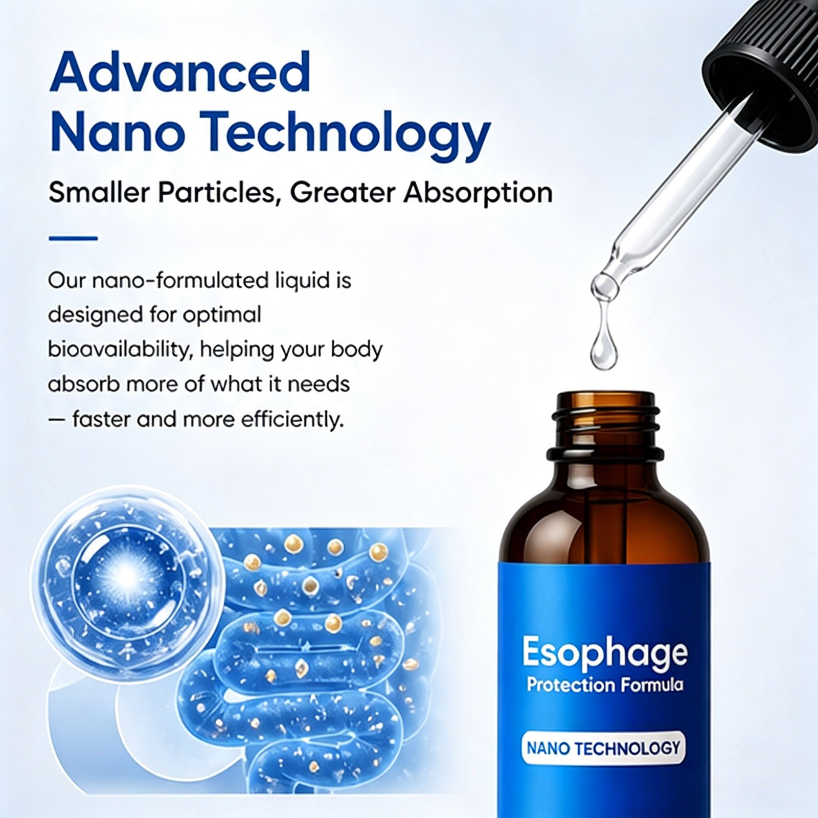 Powered Esophageal Drops 60ML Stomach Digestive Support Drops 2oz