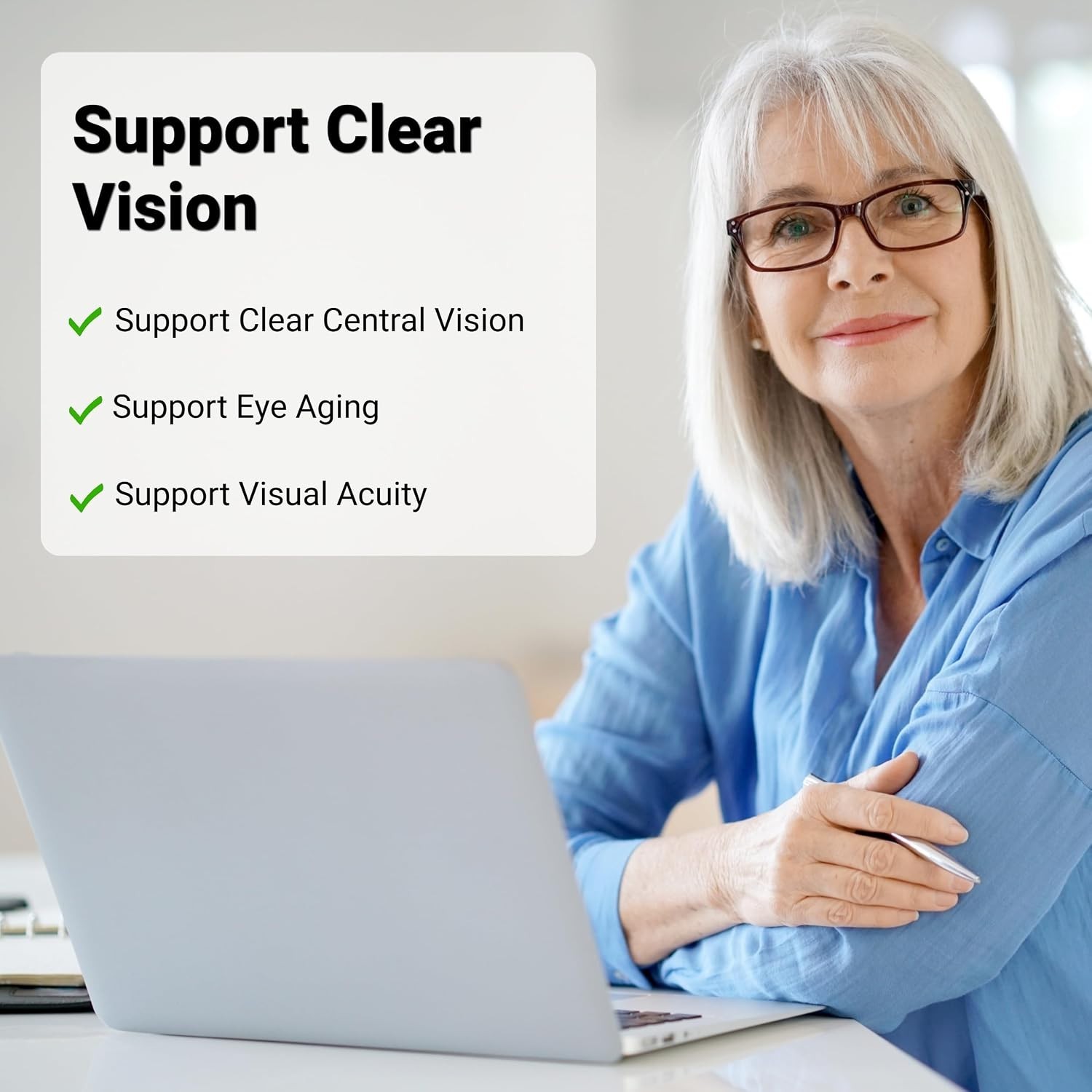 UpNourish AREDS 2+ – Advanced Eye Vitamin Supplement for Macular Health and D…