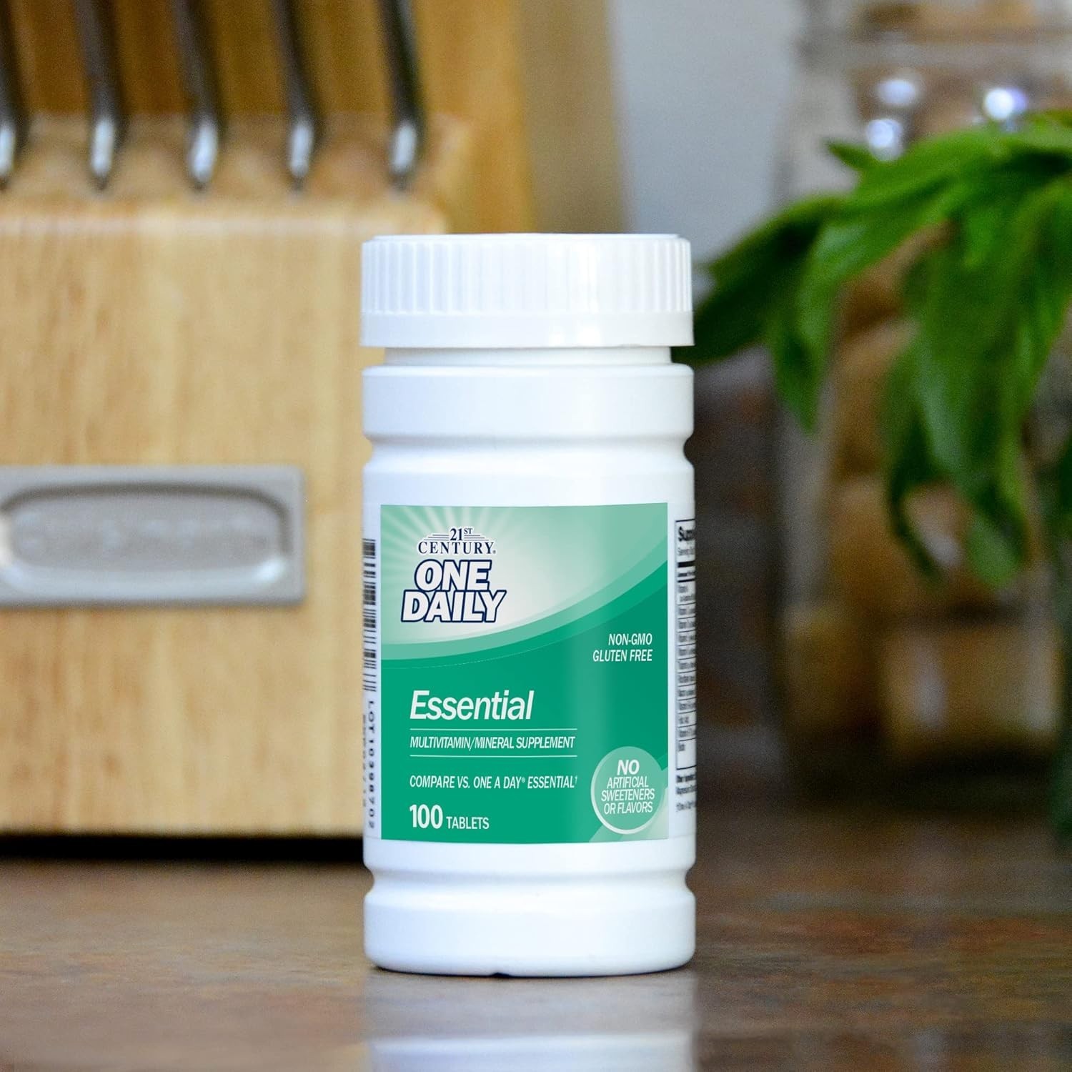 One Daily Essential Multivitamin Tablets – 100 Count for Optimal Health