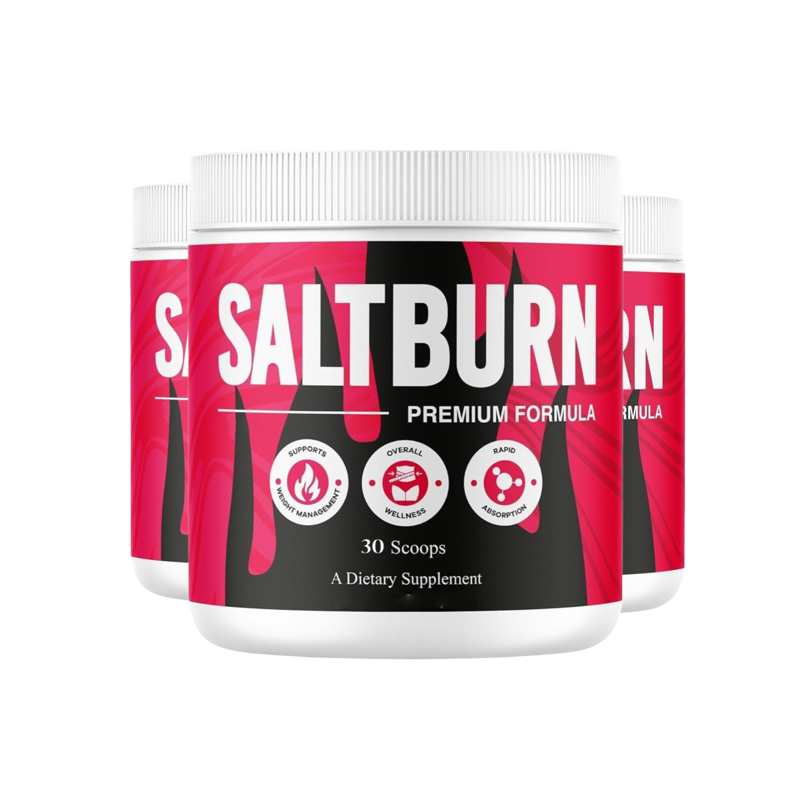 (3-Pack) Salt Burn Powder – SaltBurn Powder Supports Weight Management & Energy