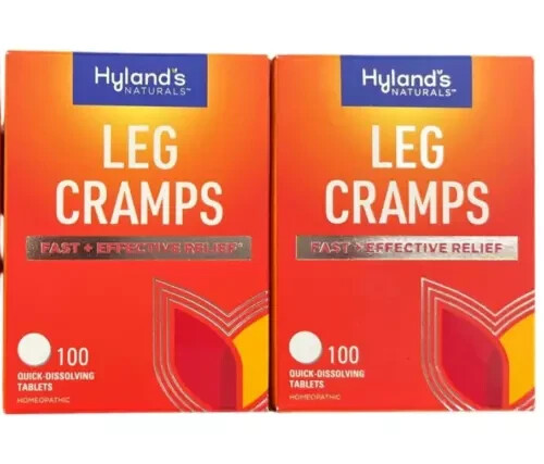 Hylands Leg Cramps w/ Homeopathic Quinine 100ct ( 2 bottles ) ^