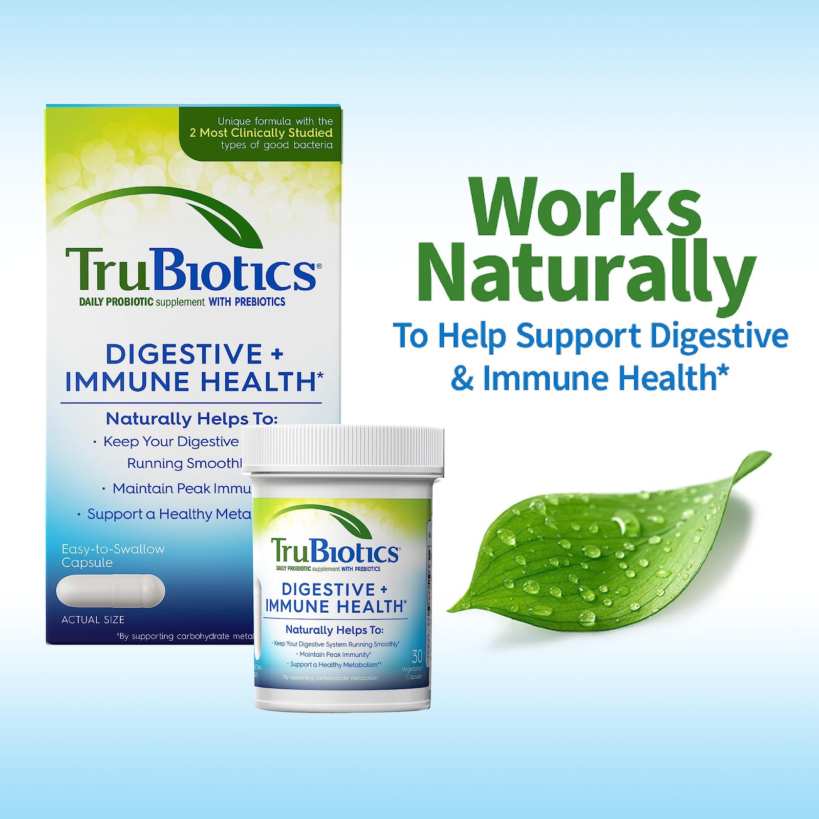 Probiotics for Digestive & Immune Health, Supports Regularity & Helps Relieve…