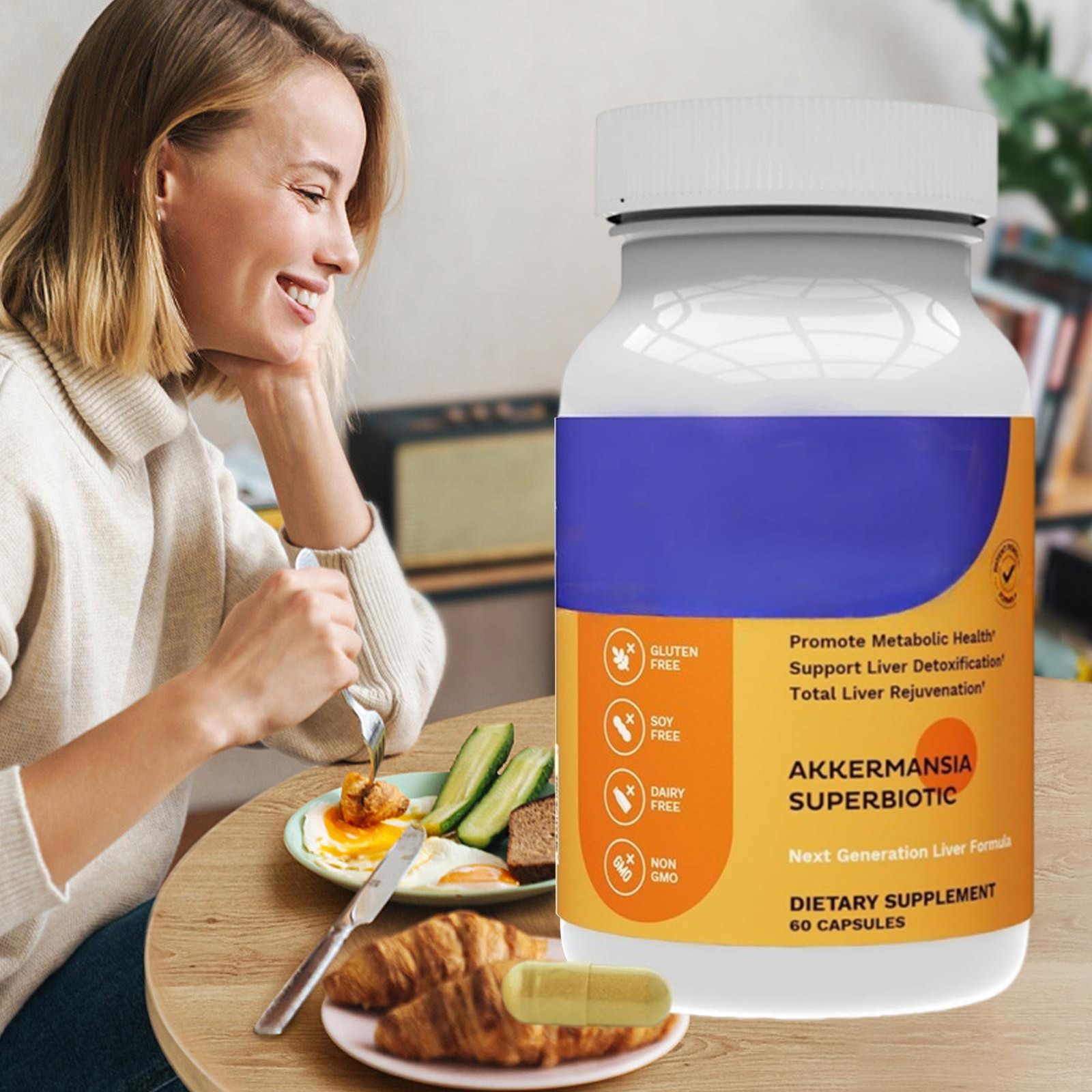 AKKA – Premium Liver Cleanse Detox & Repair Superbiotic,Gut Health, Milk Thistle