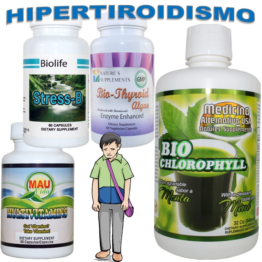 HIPER-TIROIDISMO (Metabolismo rápido) TRATAMIENTO NATURAL Unisex