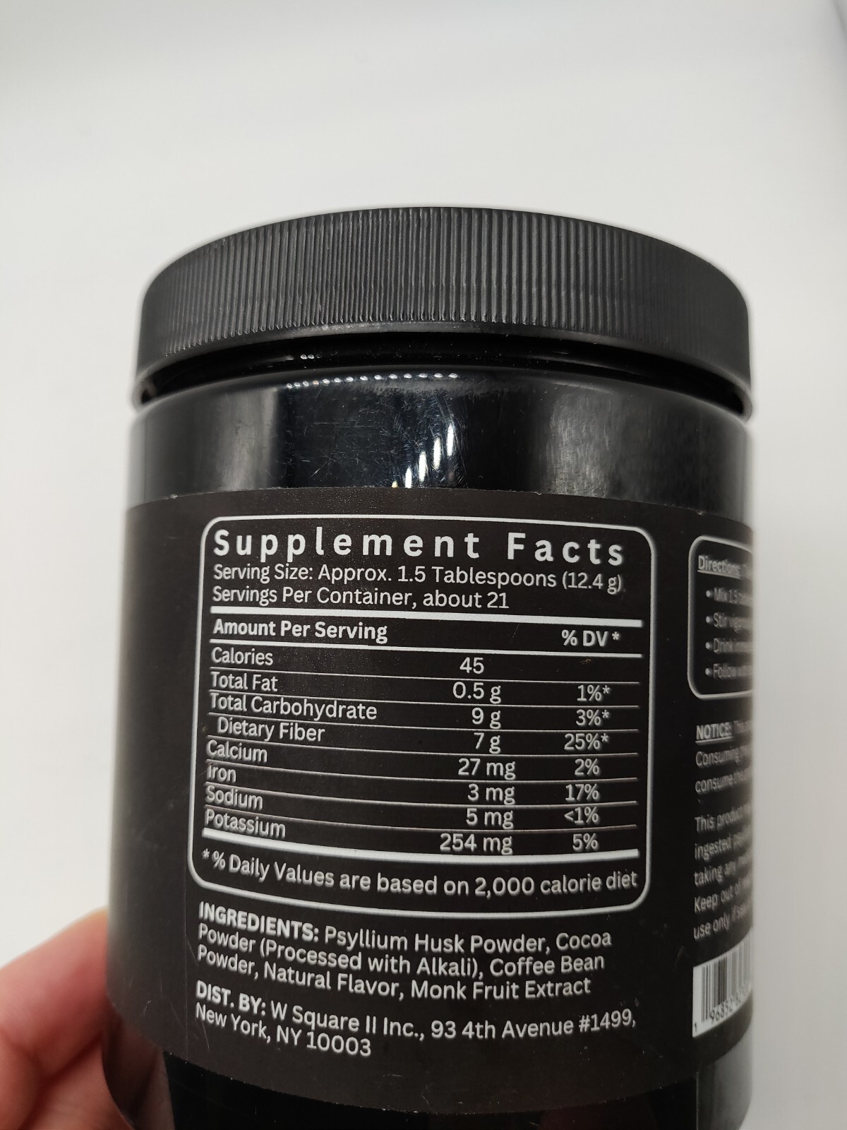 Mr Nell Dietary Fiber Supplement, Premium Prebiotic Blend, Mocha Latte 01/2025