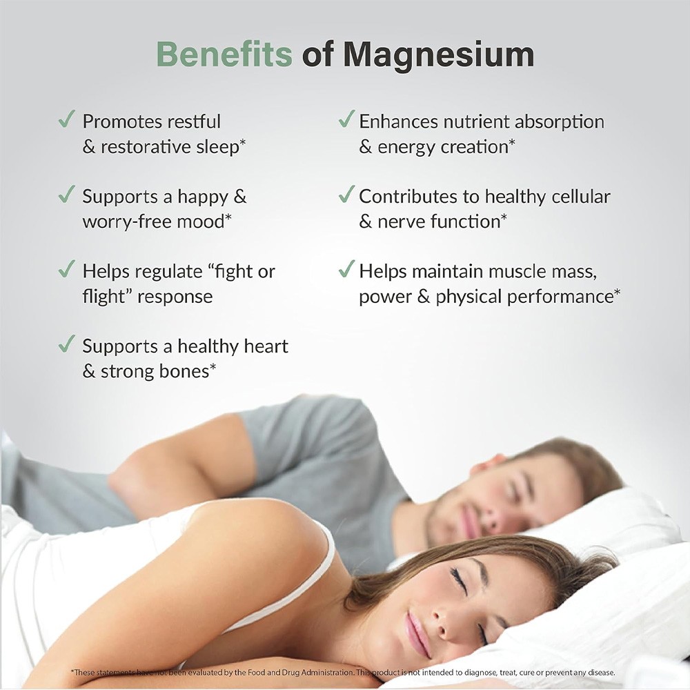 Vitrcestrs Magnesium Supplement 7 Forms 30/60/120 Vegan Capsules Non-GMO