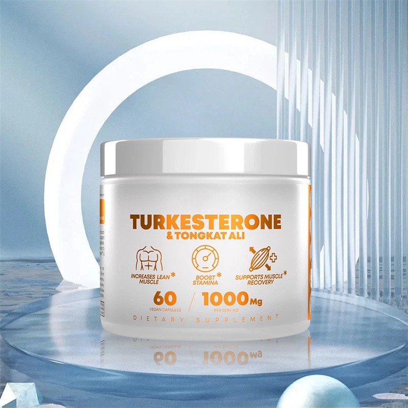 Turkesterone 1000 Mg Natural Capsules Supplement Muscle Growth & Recovery 60 Pcs