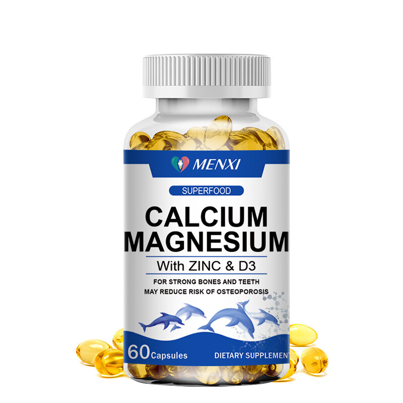 1-4 Pack Zinc Calcium Magnesium Vitamin D Complex Supplement Bone Muscl Support
