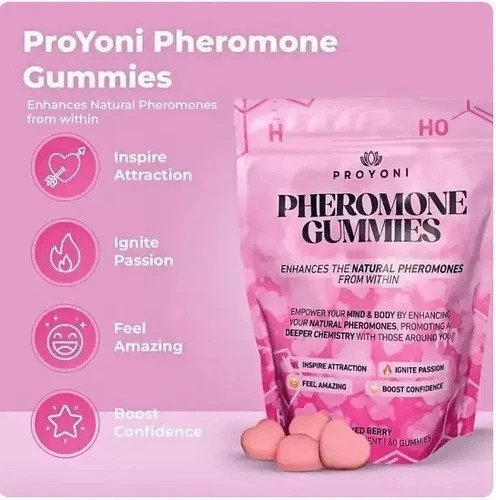 3PCS Pheromone Gummies – Enhances Your Natural Pheromones From Within – 60 Count