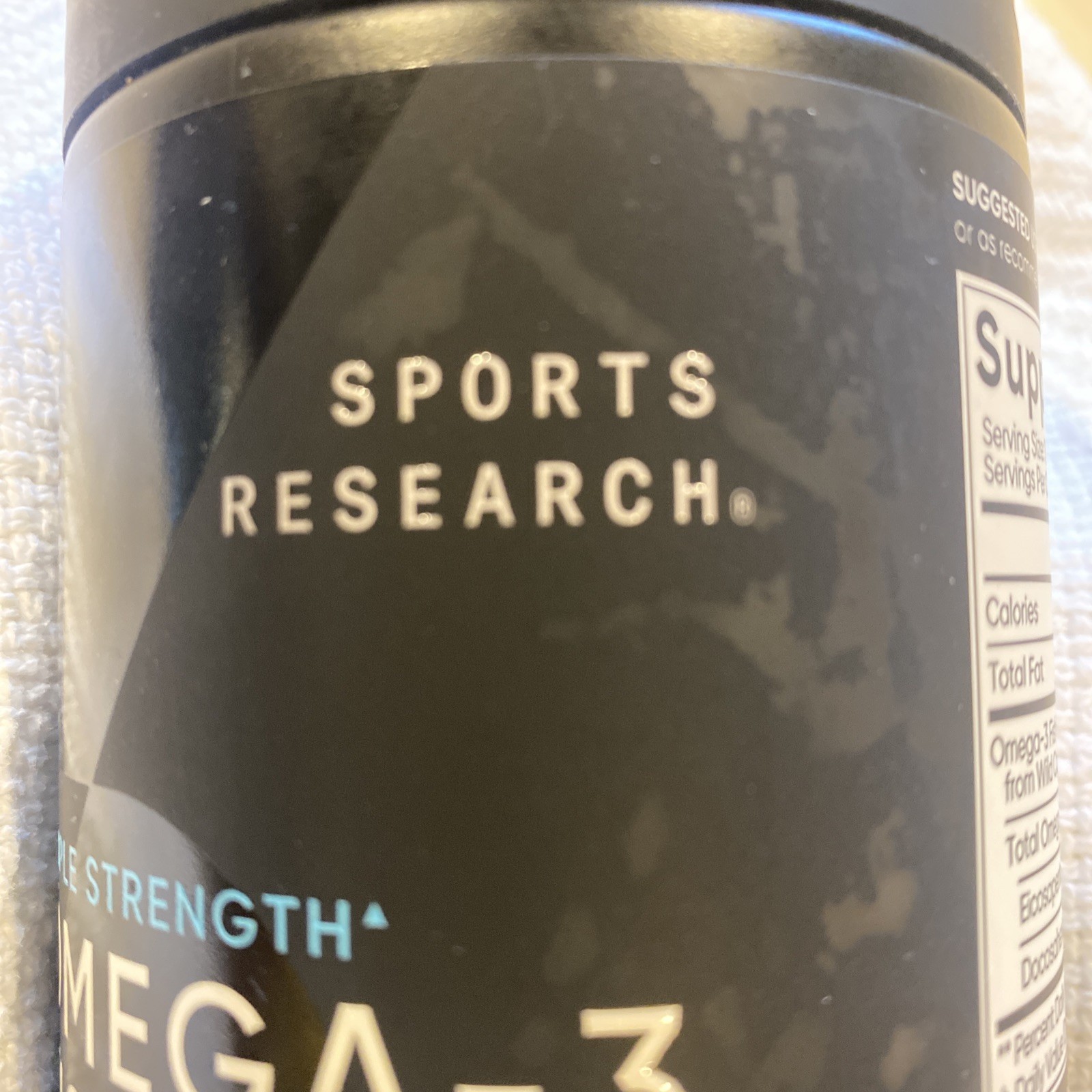 Sports Research Omega-3 Fish Oil Triple Strength 150 Softgels 1250mg Exp 08/2028
