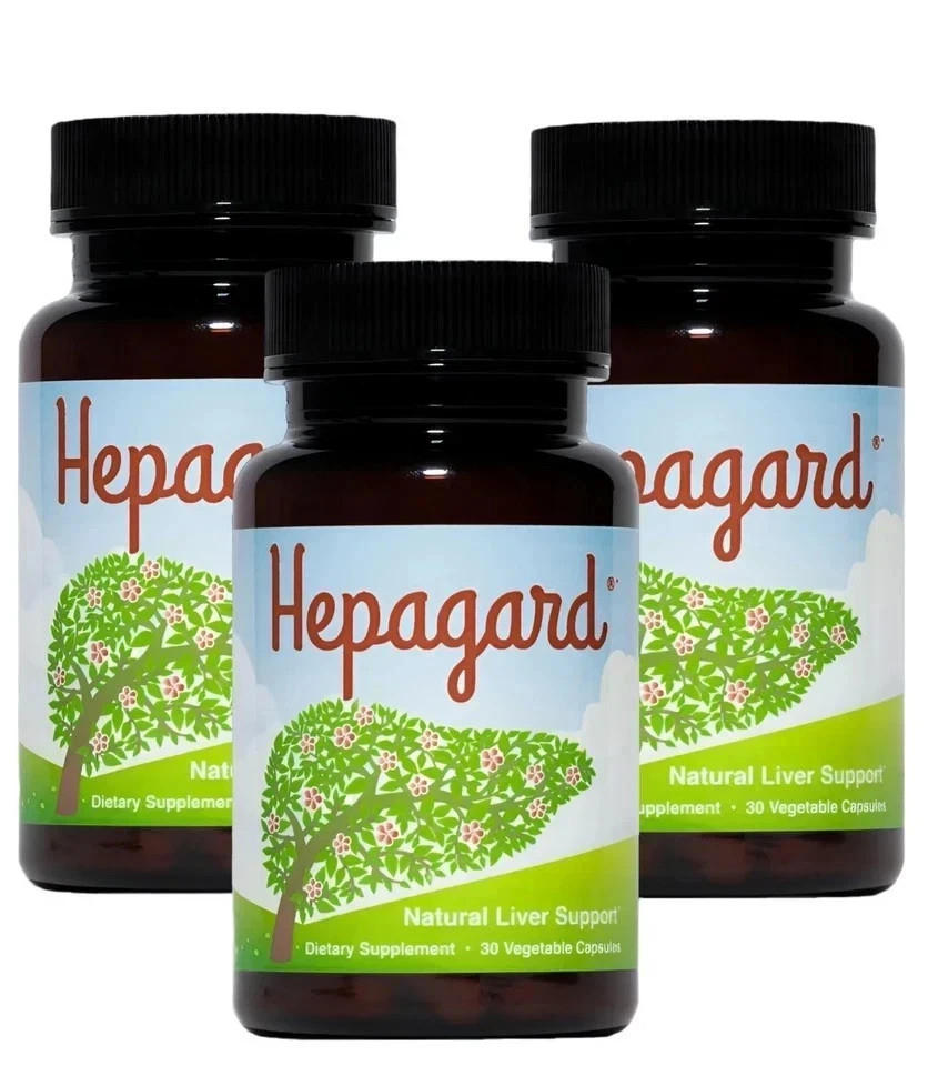 3 pack Hepagard Earth-derived Liver Support Dietary Vitamin 30 count