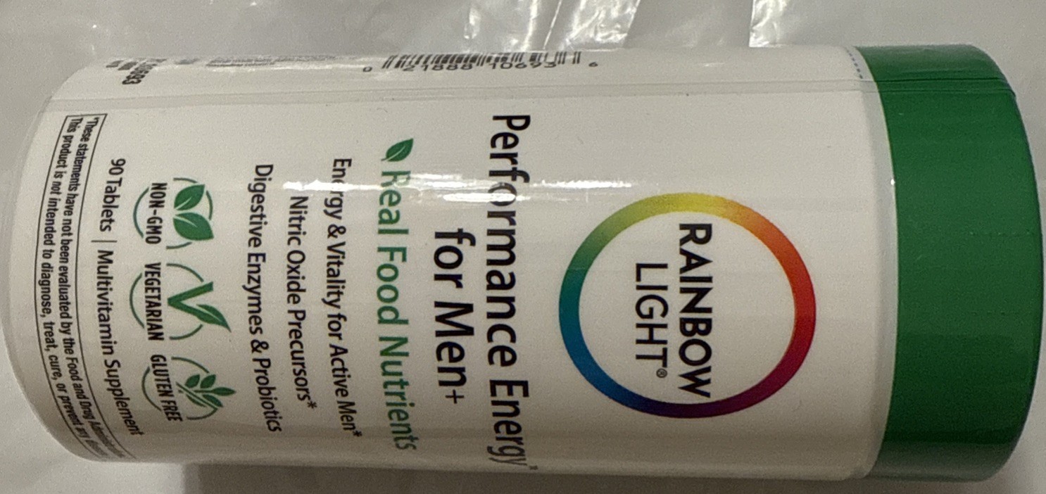 Rainbow Light Performance Energy For Men+ (90 Tablets). EXP 02/2027