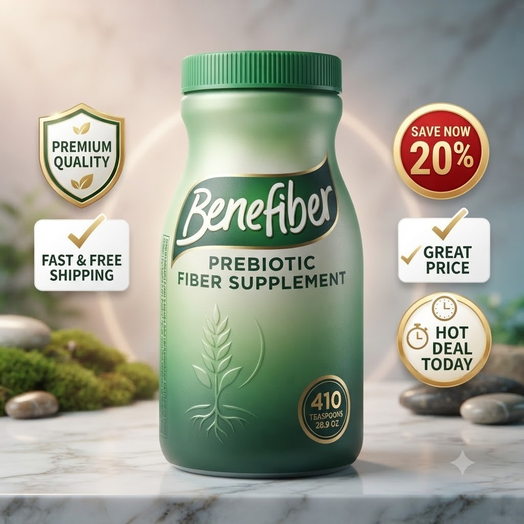 Benefiber Daily Prebiotic Fiber Supplement Powder, Unflavored, 28.9 oz.