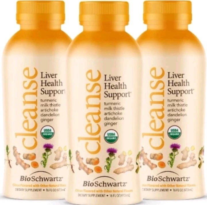 BioSchwartz Organic Liver Health Support Liquid Cleanse – 3 Pk (16oz Each) 10/27