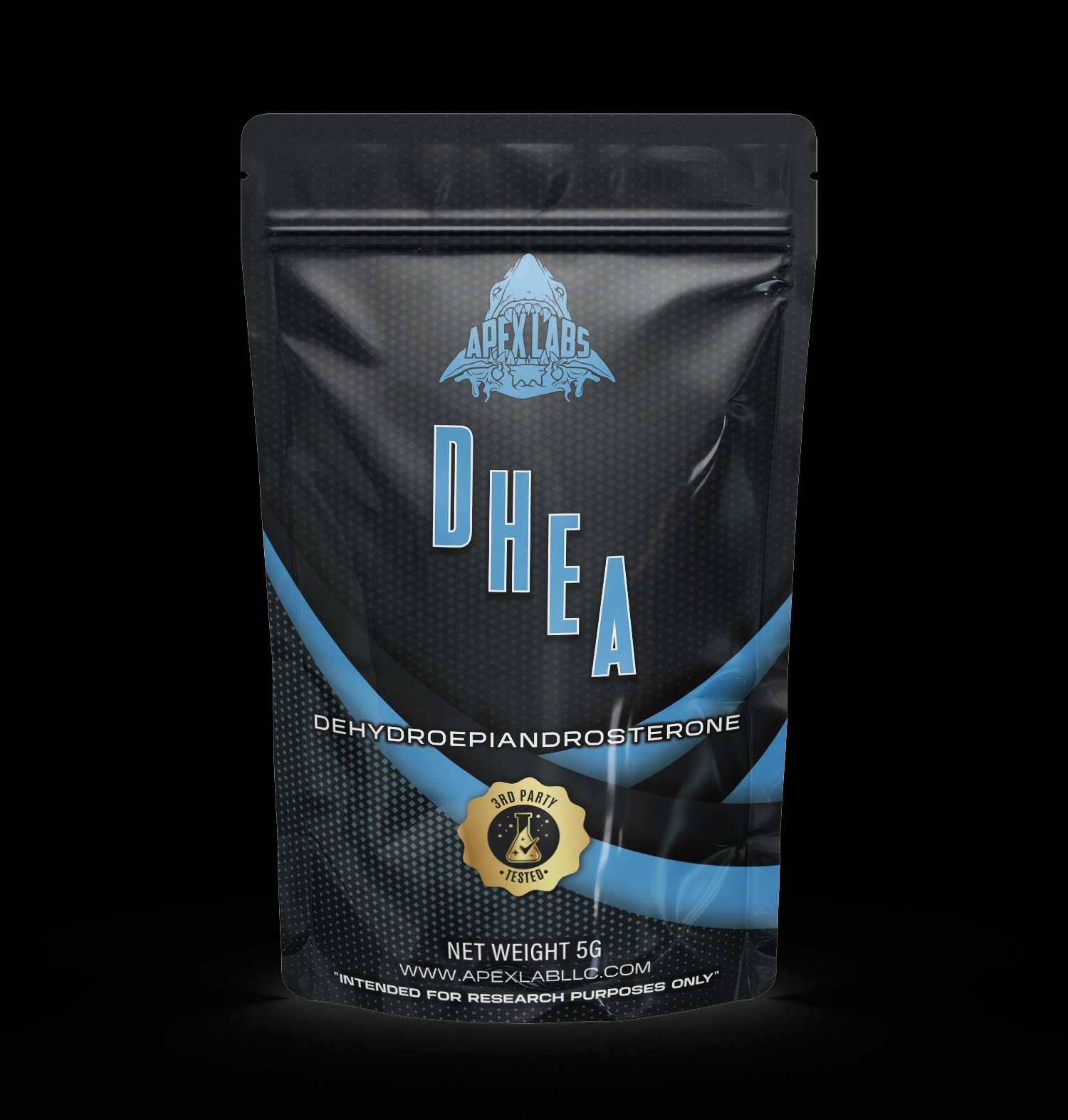 Apex Labs DHEA Powder–25mg Per Serving. Scoop Included. Athletes, Bodybuilding