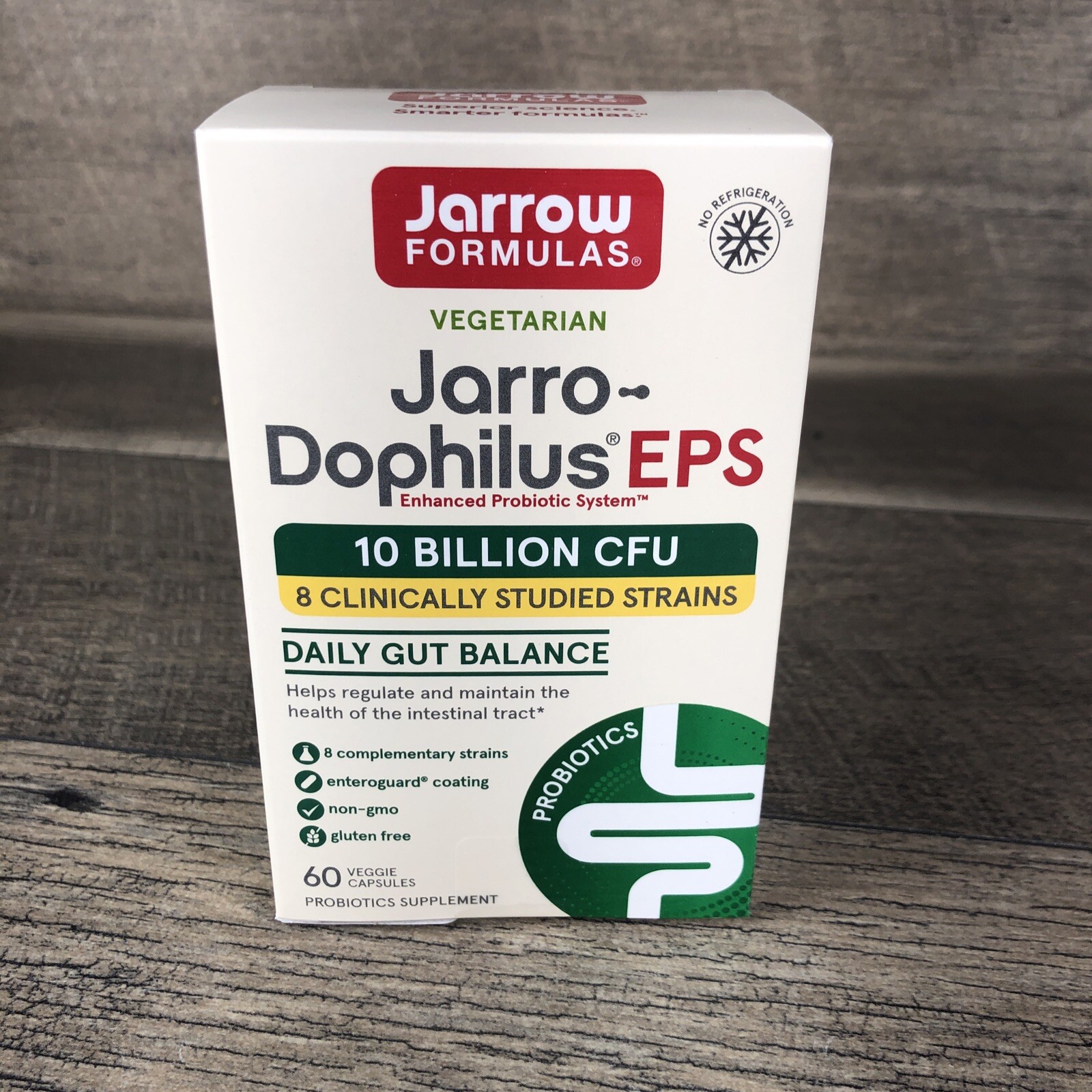 Jarrow Formulas, Inc. Vegetarian Jarro-Dophilus Eps 10 Billion Cfu 60 Veg Caps