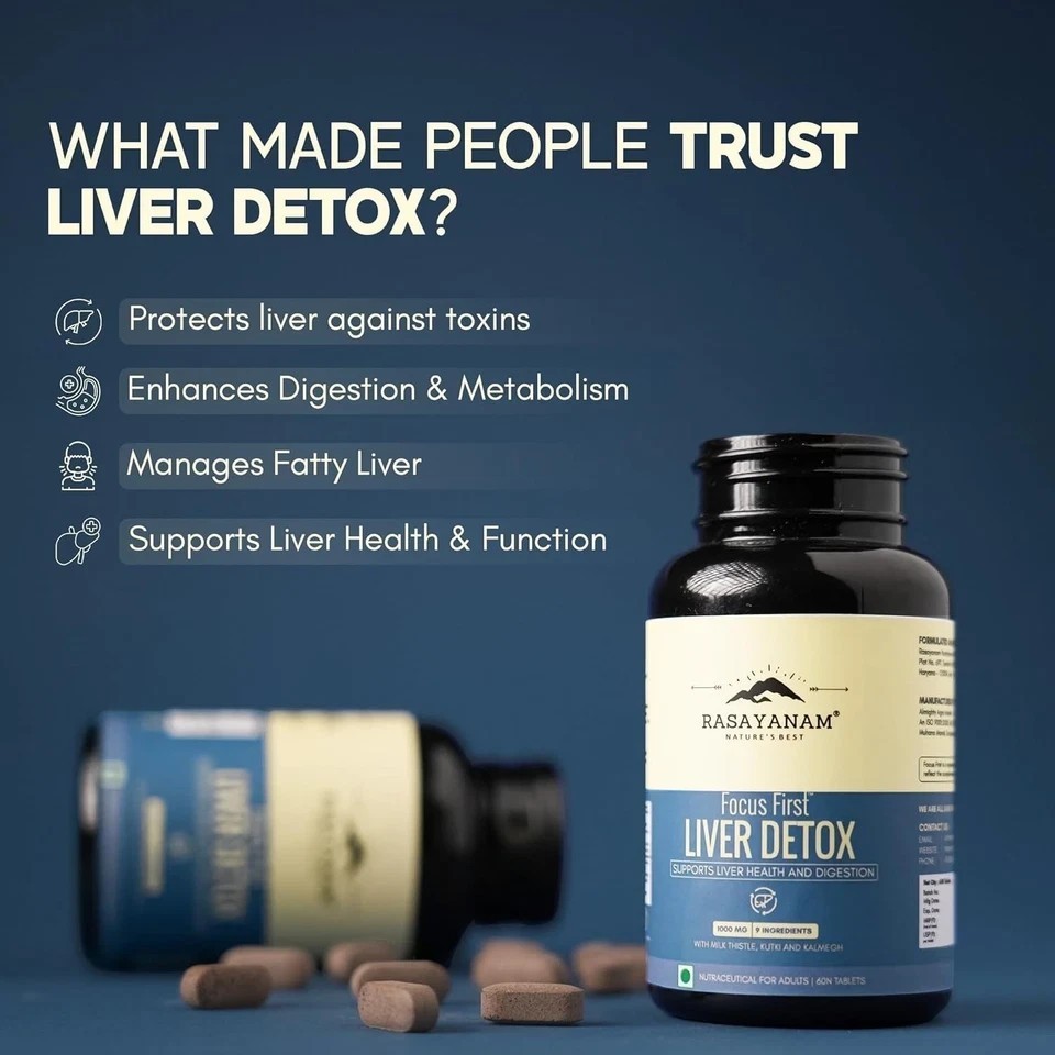 Liver Detox Supplement | Milk Thistle with 80% Silymarin | With 9-Ingredient u11