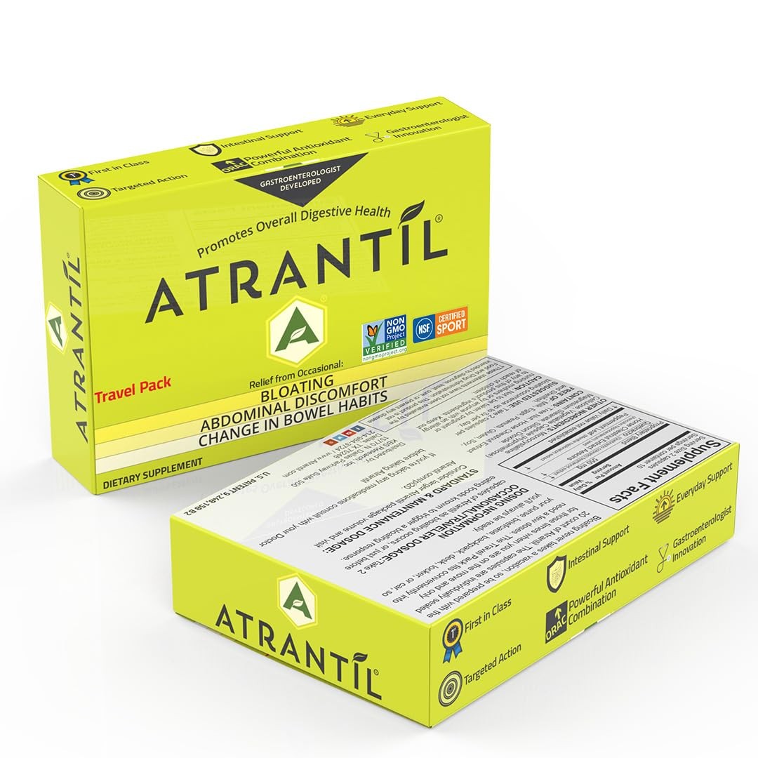 Atrantil Travel Pack 20 Count Bloating Abdominal Discomfort Digestive Support