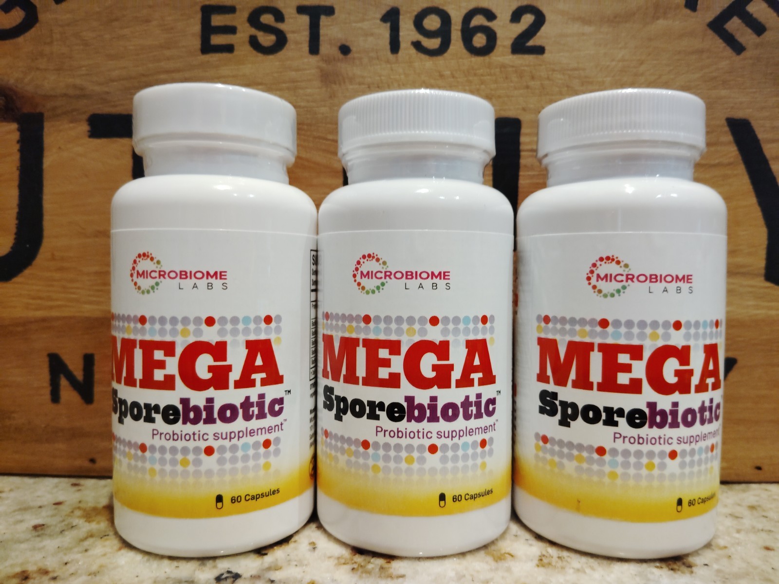 3pk MegaSporeBiotic, Men & Women, Daily, Gut Health, Digestive Aid, All Natural