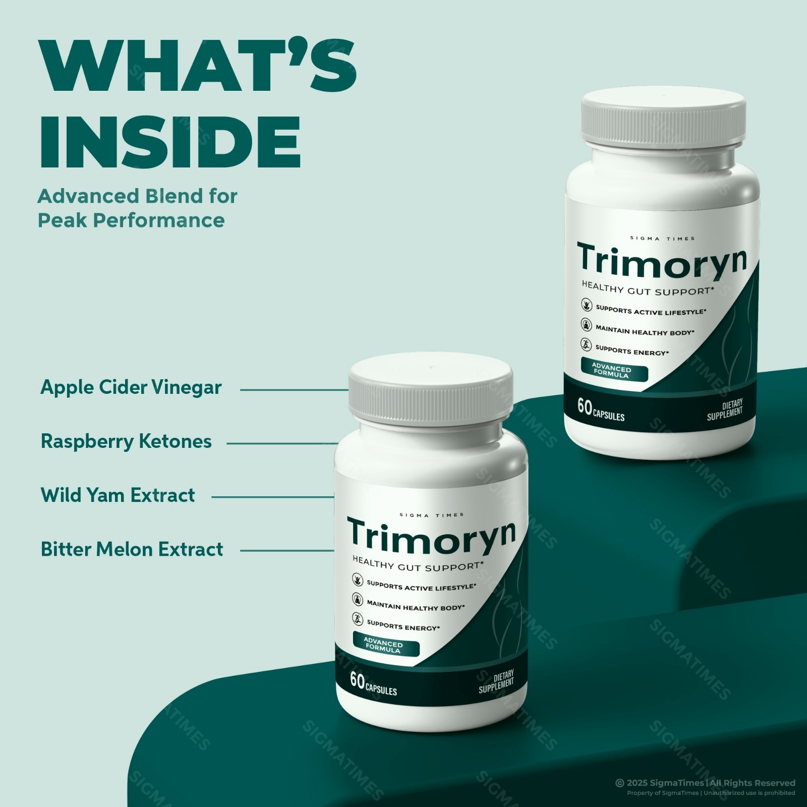 Trimoryn Capsules, Advanced Weight Loss Pills & Metabolism Support – 5 Pack