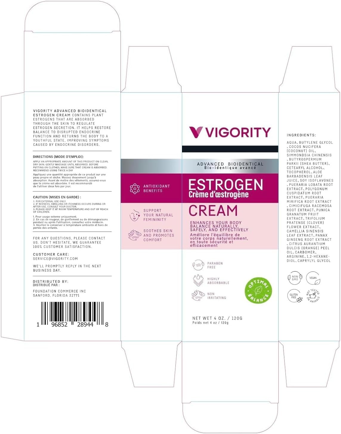 Plant-Based Estrogen Cream – Complete 2 Pack for Hormonal Balance & Comfort