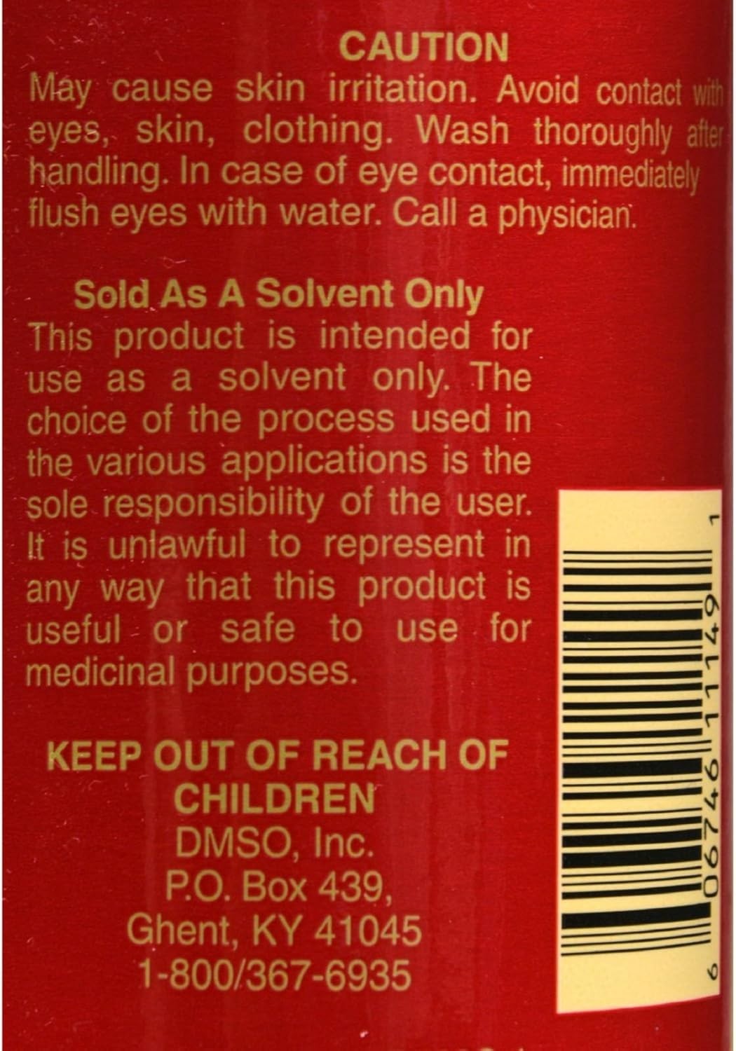 Nature’s Gift 99.9% Pure DMSO, 70% DMSO, 30% Distilled Water 8 fl oz (Pack of 1)
