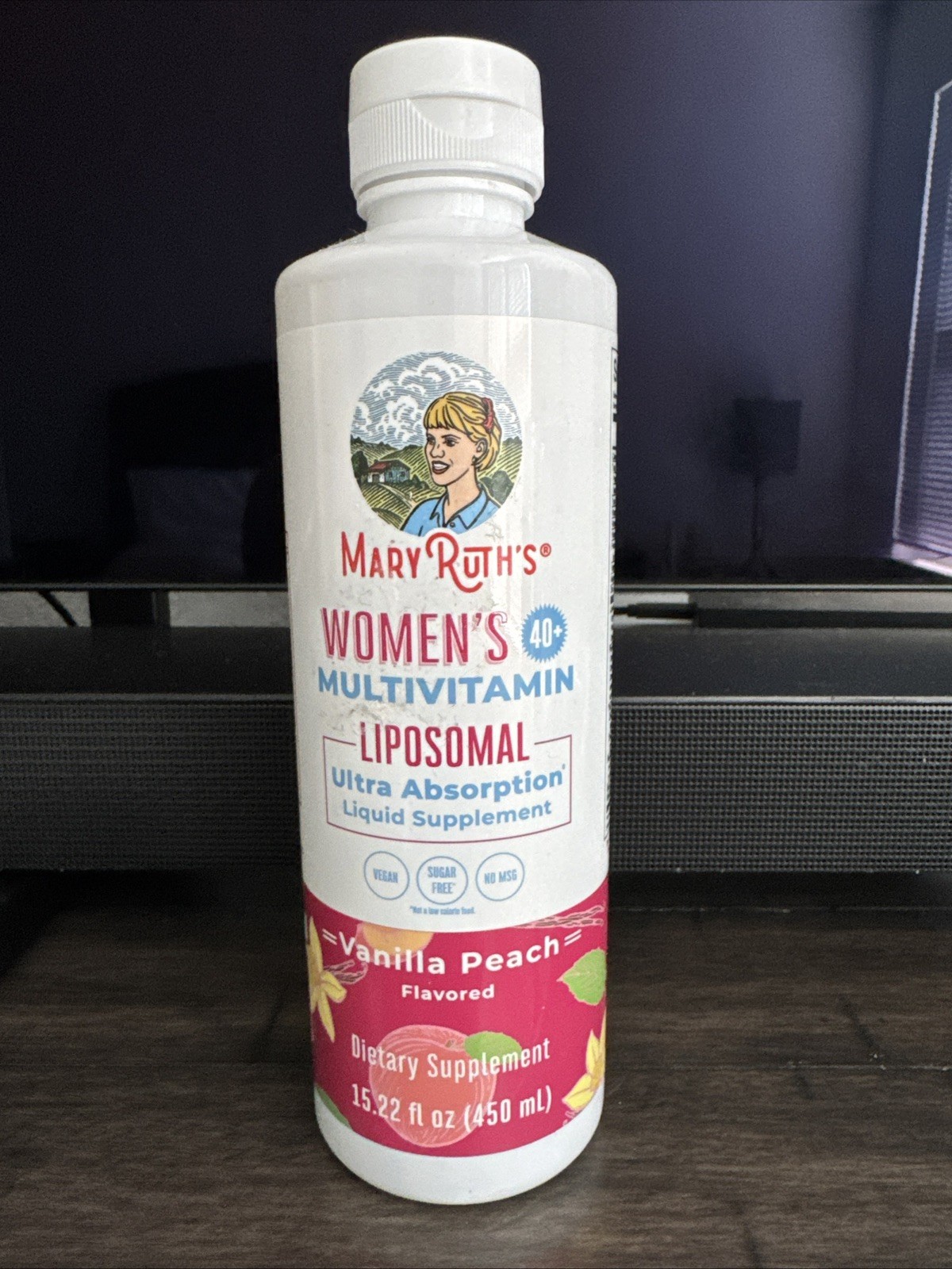 MARY RUTH’S ORGANIC WOMEN’S MULTIVITAMIN LIPOSOMAL Vanilla Peach 15.22fl oz