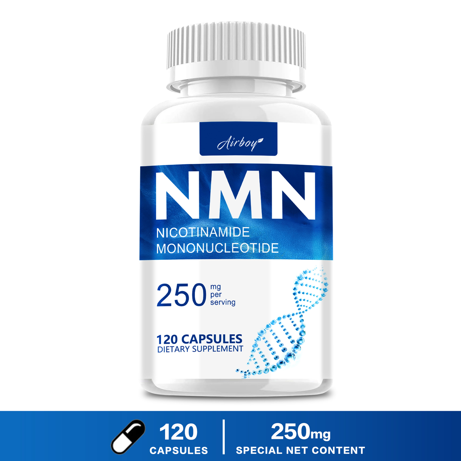 120pcs Nicotinamide 250mg – Energy Metabolism, Increase and Support NAD Levels