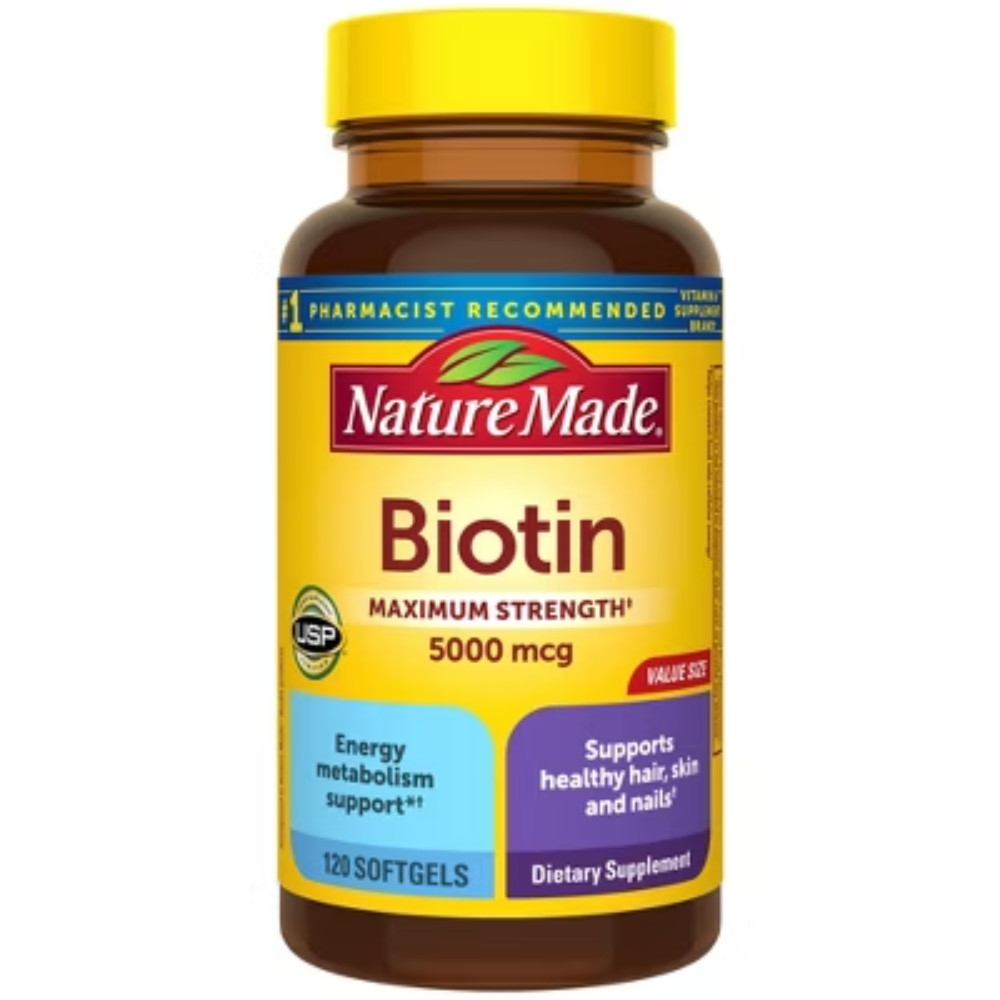 Nature Made Maximum Strength Biotin 5000 mcg – 120ct