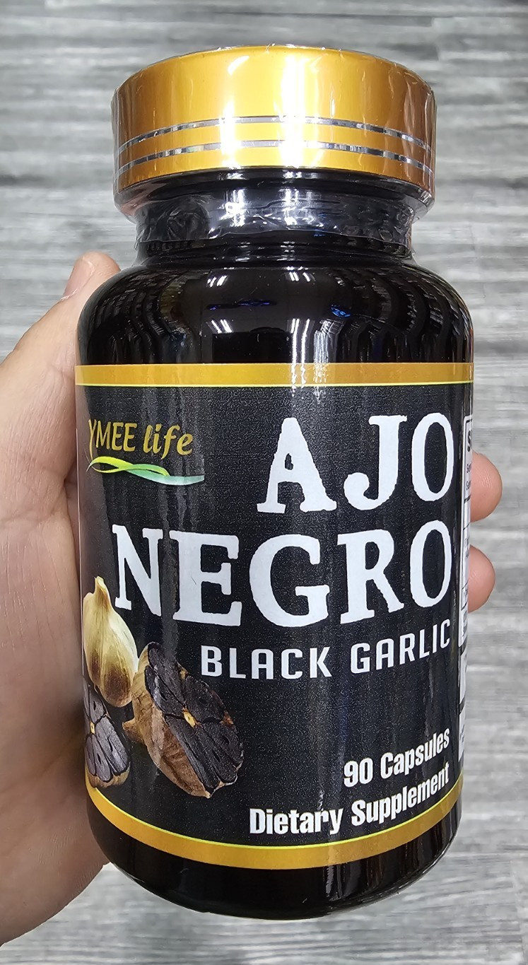 YMEE life Ajo Negro Black Garlic Dietary Supplement 90 Capsules