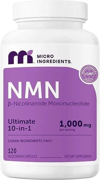 NMN Complex 1,000mg – Resveratrol, Caps | 10-in-1 NAD+ Booster containing 120…