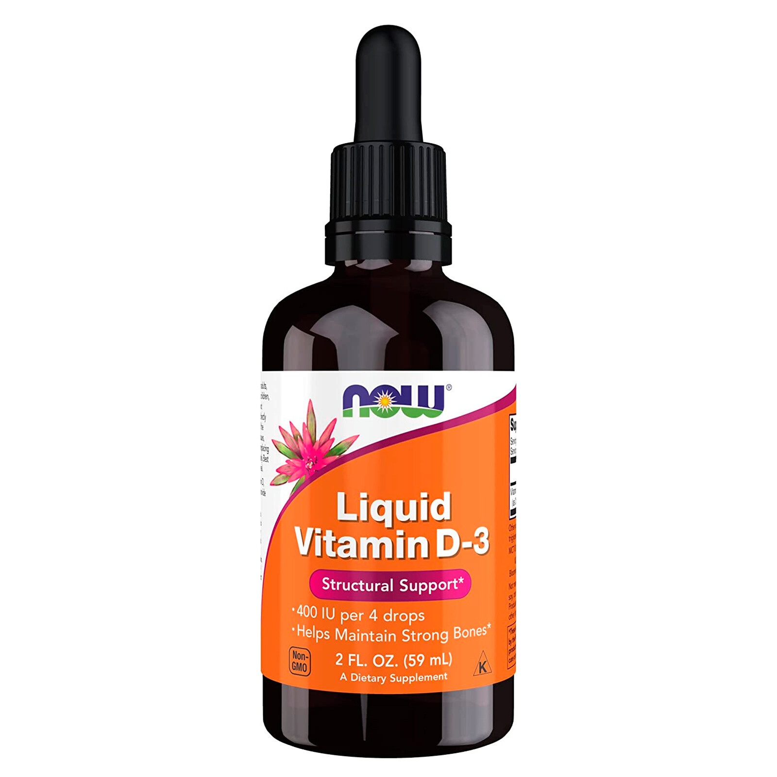 NOW FOODS Vitamin D-3 Liquid 2 fl oz